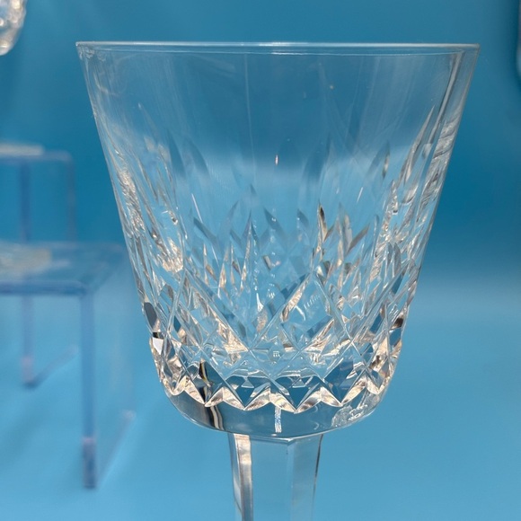 Set of 6 1952 Waterford Crystal Wine Goblets “Lismore” Pattern. Waterford Gothic - Picture 13 of 14